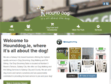 Tablet Screenshot of hounddog.ie